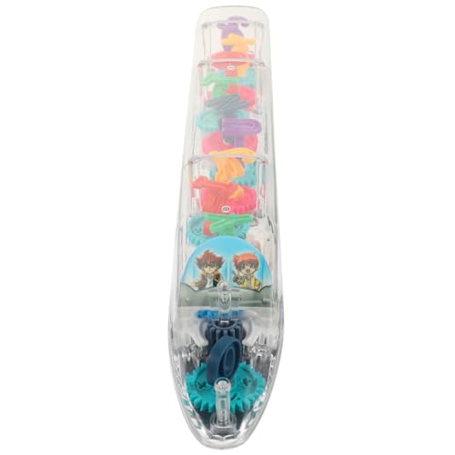 ibasenice Transparenter Getriebewagen für kinderspielzeug Toys for elektrospielzeug lighters Train Toy beleuchten beleuchtetes Zugspielzeug Musikspielzeug Abs von ibasenice