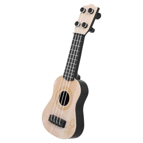 ibasenice Pädagogisches Ukulele-Spielzeug Für Jungen Und Mädchen Miniatur-Gitarre Für Kleinkinder Musikinstrumenten-Set von ibasenice