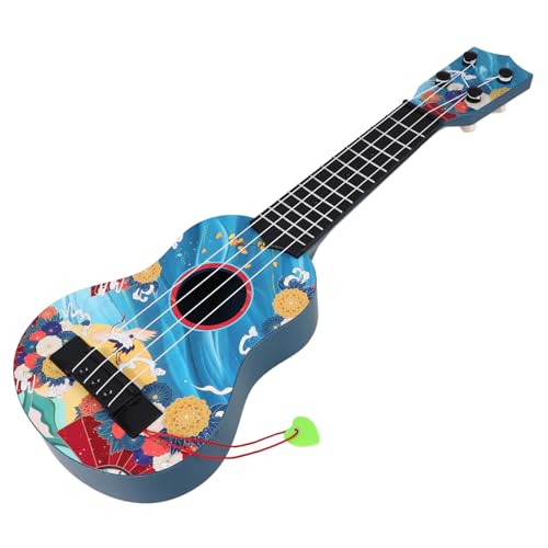 ibasenice Ukulele für Simuliertes Musikinstrument mit Verstellbaren Saiten und Buntem Design Fördert Musikalisches Talent und Rhythmusgefühl für Jungen ibasenice Ukulele für Simuliertes Musikinstrument mit Verstellbaren Saiten und Buntem Design Fördert Musikalisches Talent und Rhythmusgefühl für Jungen von ibasenice