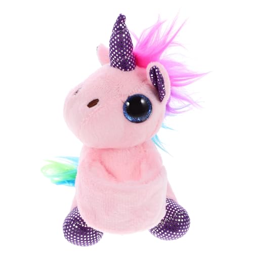 ibasenice Umarme den Ring Kinderspielzeug armbänder für Geburtstag Plüschtier Einhorn kauspielzeug dekorative Schlagarmbänder gefüllte Armbänder PP Baumwolle von ibasenice