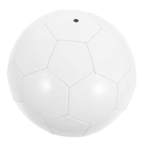 ibasenice Unbedruckter PVC fußball zum Bemalen DIY Bastelset Wetterfester für Unterschriften Personalisierbarer Weißer Fußball für Kreative Freizeitgestaltung von ibasenice