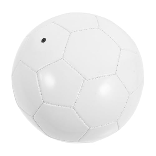 ibasenice Unbedruckter Weißer DIY Fußball aus Robustem PVC Strapazierfähiger Outdoor Soccerball mit Glatter Oberfläche zum Bemalen und Basteln für Familienaktivitäten ibasenice Unbedruckter Weißer DIY Fußball aus Robustem PVC Strapazierfähiger Outdoor Soccerball mit Glatter Oberfläche zum Bemalen und Basteln für Familienaktivitäten von ibasenice