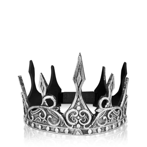 ibasenice Verstellbare Mittelalterliche Krone - Atmungsaktives Pu -Kostüm Kopfstück Für Halloween Renaissance Fair & Events ibasenice Verstellbare Mittelalterliche Krone - Atmungsaktives Pu -Kostüm Kopfstück Für Halloween Renaissance Fair & Events von ibasenice