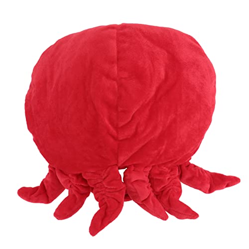 ibasenice Verstellbare Rote Oktopus ütze Lustige Cosplay Kopfbedeckung üsch Fotorequisiten Für Karneval Und Mottopartys von ibasenice
