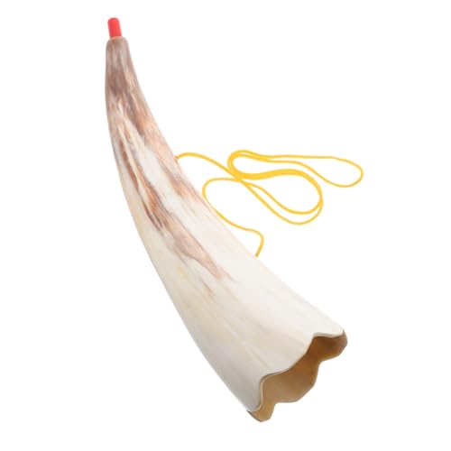 ibasenice Viking Horn Halloween Cosplay Rep Pirat Viking Hornblasen Horn Ochse Trompete Halloween Cosplay Vorräte von ibasenice