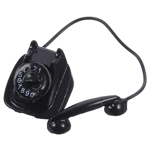ibasenice Vintage Puppenhaus Telefon Puppenhaus Telefon Figur Mini Telefon Modell Puppenhaus Zubehör ibasenice Vintage Puppenhaus Telefon Puppenhaus Telefon Figur Mini Telefon Modell Puppenhaus Zubehör von ibasenice