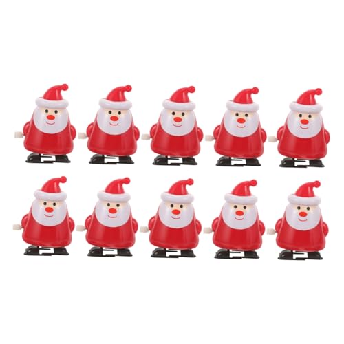 ibasenice Weihnachts Aufziehspielzeug Teiliges Umweltfreundlicher Abs Kunststoff Laufender Weihnachtsmann Lernspielzeug für und Farberkennung Spielspaß von ibasenice