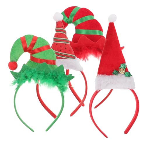 ibasenice Haarreif Weihnachten Weihnachts Haarreifen Weihnachts Themen Haarschmuck Dekorative Haarreifen Für Festliche Haarbänder Ideale Party Für Weihnachten Und Festliche Anlässe von ibasenice