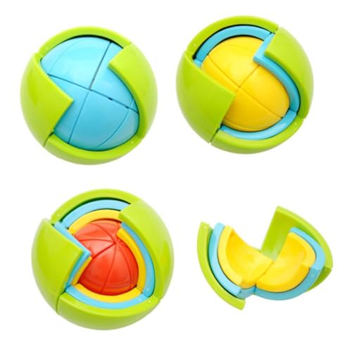 ibasenice Weisheitsball intelligente Spiele für Kinder knobelspiele für Kinder logikspiele Kinder 3D-Weisheits-Puzzleball Puzzle-Ball Perlmutt Intelligenzball intelligenter Ball von ibasenice