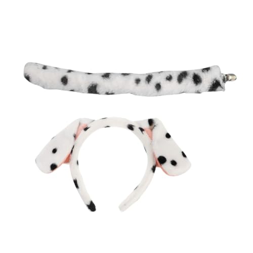 ibasenice Welpen Stirnband und aus Weichem Bequemes Cartoon Hundekostüm für Cosplay Partys und Bühnenauftritte Langlebige Tierkostüm Requisite für Hunde Verkleidungen von ibasenice