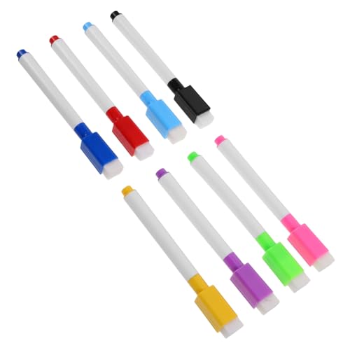 ibasenice Whiteboard-Marker 16 Stück Trocken Abwischbare Marker Mit Radiergummi-Kappe Löschbare Kreidestifte Für von ibasenice
