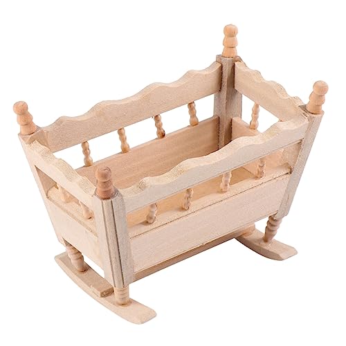 ibasenice Wiegenbett Modell Mini-Food- Mini-Liegestuhl Mini-Essen Puppenhaus-Küche Mini-Lebensmittel Miniatures holzspielzeug holzdeko Mini-Wiegenmöbel Modell der Heimwiege Birke ibasenice Wiegenbett Modell Mini-Food- Mini-Liegestuhl Mini-Essen Puppenhaus-Küche Mini-Lebensmittel Miniatures holzspielzeug holzdeko Mini-Wiegenmöbel Modell der Heimwiege Birke von ibasenice
