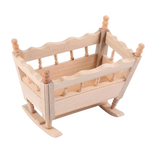 ibasenice Wiegenbett Modell Miniaturmöbel Babywiege Babymöbel Dekoration Wiegenverzierung Aus Holz Modell Der Simulationswiege Minimöbel Aus Holz Miniaturspielzeug Hölzern ibasenice Wiegenbett Modell Miniaturmöbel Babywiege Babymöbel Dekoration Wiegenverzierung Aus Holz Modell Der Simulationswiege Minimöbel Aus Holz Miniaturspielzeug Hölzern von ibasenice