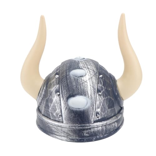 ibasenice Wikingerhelm mit Hörnern PVC Piraten Cosplay Kostüm Party Kopfbedeckung für Jungen Mädchen Karneval Halloween Verkleidung ibasenice Wikingerhelm mit Hörnern PVC Piraten Cosplay Kostüm Party Kopfbedeckung für Jungen Mädchen Karneval Halloween Verkleidung von ibasenice