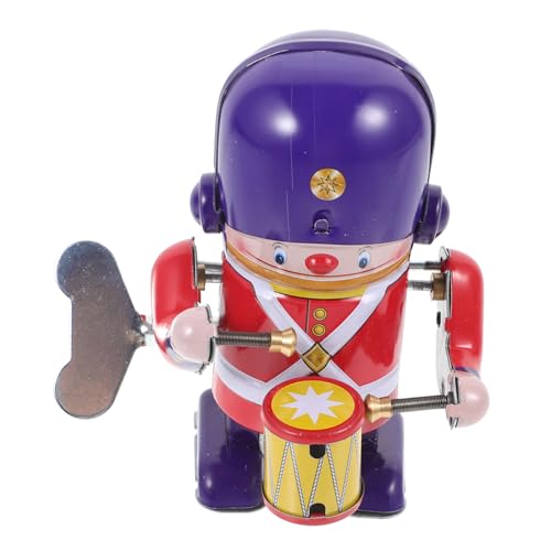 ibasenice Wind Up Trommler Blechroboter Cartoon Design Lustiges für Sammelgeschenk mit Glatten Kanten für Ostern Halloween Weihnachten ibasenice Wind Up Trommler Blechroboter Cartoon Design Lustiges für Sammelgeschenk mit Glatten Kanten für Ostern Halloween Weihnachten von ibasenice
