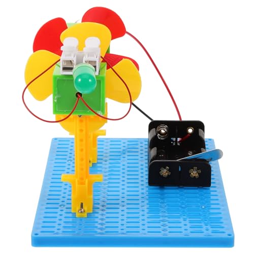 Windkraftmodell Generator-Lernspielzeug Leistung von Modelle Spielzeuge Windgenerator Generator experimentell selbstgemacht Generatorsatz Spielzeug-Stil Dynamo Schüler Motor- von ibasenice