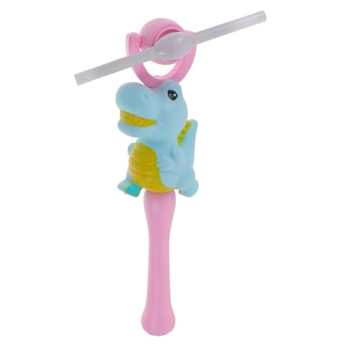 ibasenice Dinosaurier-windmühle Mit Ton Und Lichtstab – Kinderfee – Windmühle Für Draußen – Windmühlenschmuck Für Kinder von ibasenice
