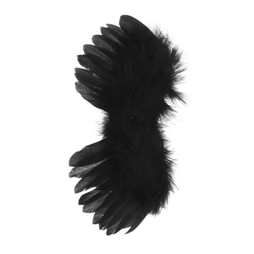ibasenice Wings Puppenzubehör Schwarze Flügel Kostüm für Erwachsene Halloween Weihnachten und Cosplay Partys Große Baumwoll Engelsflügel von ibasenice