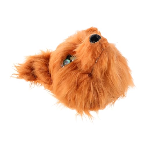 ibasenice Wolf Maske mit Beweglichem Mund für Halloween Kostüm Lustige Tierkopfverkleidung für Erwachsene für Karneval Fasching und Partys von ibasenice