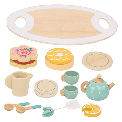 ibasenice Wooden Tea Set Für 15 Teiliges Teeservice Aus Miniatur Teegeschirr Für Rollenspiele Ideales Für Teeparty Für ädchen Und Jungen ibasenice Wooden Tea Set Für 15 Teiliges Teeservice Aus Miniatur Teegeschirr Für Rollenspiele Ideales Für Teeparty Für ädchen Und Jungen von ibasenice