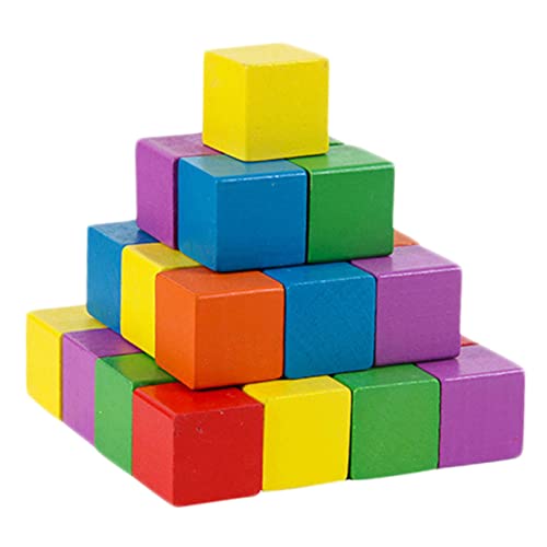 ibasenice Pädagogisches Mathematik-Spielzeug 50 Stück Quadratische Holzblöcke Bastelwürfel für Jungen und Mädchen Zum Lernen ibasenice Pädagogisches Mathematik-Spielzeug 50 Stück Quadratische Holzblöcke Bastelwürfel für Jungen und Mädchen Zum Lernen von ibasenice