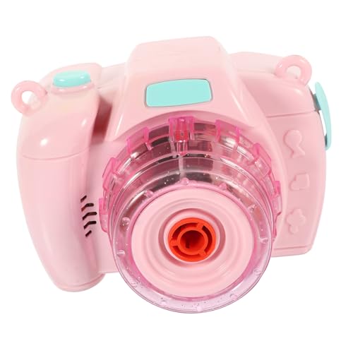 ibasenice elektrischer Seifenblasenhersteller luftlos seifenblasenmaschine für Bubble Machine for Leichter Blasenmacher elektrische Kamerablase Bubble-Maker-Kamera Rosa von ibasenice