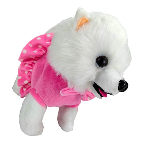 ibasenice elektrisches interaktives kinderspielzeug Toys for Boys Toy for The Teachers игрушки для девочек Musikspielzeug pädagogischer elektrischer Hund Plüsch Rosa von ibasenice