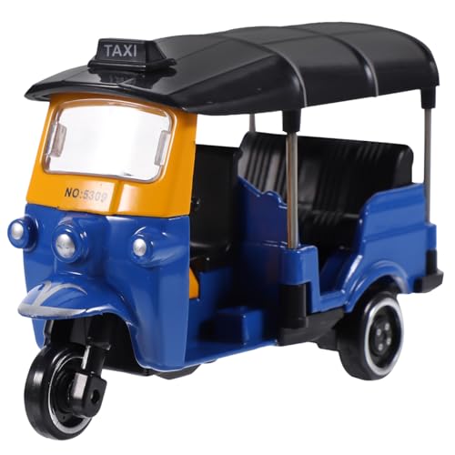 ibasenice Pull Thai Tricycle Tuk Tuk Car Für Tisch-miniauto Ornament Legierung Model Dreirad von ibasenice