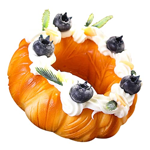 ibasenice künstliche Donuts Wurstbecher Mini-Schüsseln Dessertbecher kleine Schüsseln Obst für kinderspielzeug entzückendes Donuts-Modell künstliches Kuchenspielzeug Harz von ibasenice