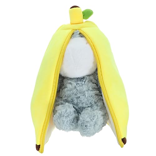 ibasenice pummeluff Kuscheltier beschwertes Kuscheltier wheinatsgeschenke Toy Tier-Plüsch Esel Plüschtier Home Decore Cartoon-Puppe Heimdekoration Eselkissen Plüsch Daunen Baumwolle von ibasenice