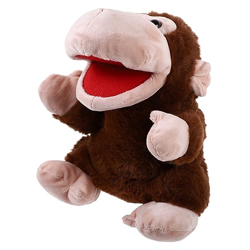 ibasenice tierische Marionette interaktives Hand Puppet Tierhandpuppe Plush Toy Cartoon-Plüschtier Cartoon-Handpuppe Handpuppe zum Geschichtenerzählen Tierpuppe PP Baumwolle von ibasenice