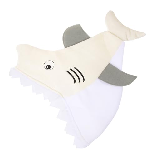 ibasenice tierischer Hut Cosplay-Tier Haifischflossenhut Fisch Kostüm Hai-Kostüm Fischhut kinderkleidung kleidung igelkostümkinder costume Party-Kopfschmuck Hai-Plüsch-Mütze von ibasenice