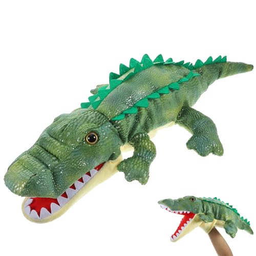 ibasenice Krokodil Handpuppe Aus PlüSch FüR Kinder, Interaktive Handpuppe FüR GeschichtenerzäHlen Und Rollenspiele, Niedliches Design FüR Familien, Schulen Und KindergäRten ibasenice Krokodil Handpuppe Aus PlüSch FüR Kinder, Interaktive Handpuppe FüR GeschichtenerzäHlen Und Rollenspiele, Niedliches Design FüR Familien, Schulen Und KindergäRten von ibasenice
