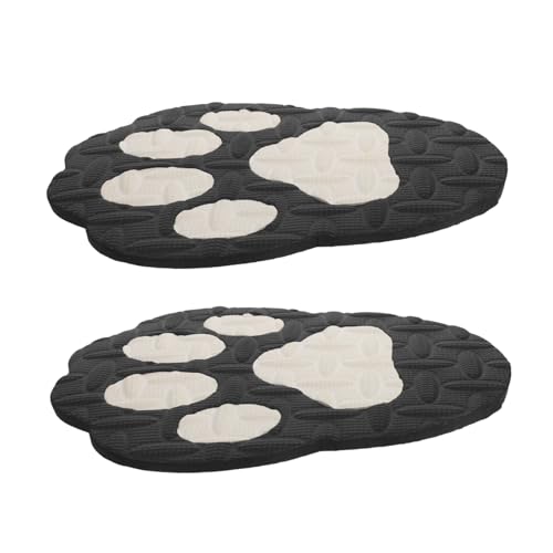 ibasenice wasserdichte PVC Fursuit Pfotensohlen rutschfeste Weiche DIY Schuhsohlen für Tierische Kostüme Langlebige Komfortable und Realistische Fußpolster für Fursuit Cosplay von ibasenice