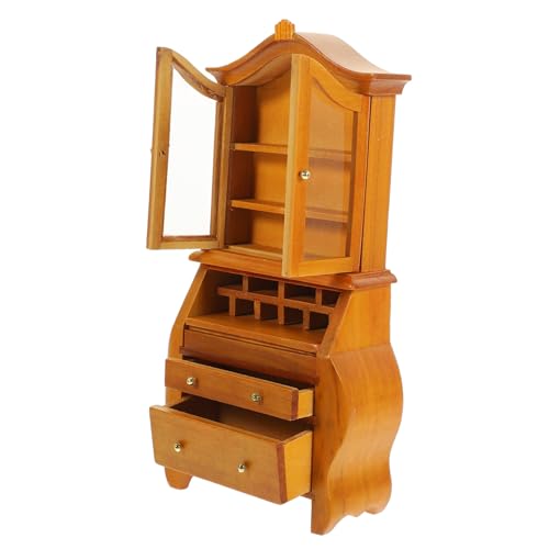 ibasenice weinachts geldgeschenke Weihnachten Miniaturmöbel Dollhouse playmobile Dollhouse Accessories puppenhaus bücherregal Miniaturen zum Basteln Spielspielzeug vorgeben Holz von ibasenice
