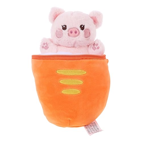 ibasenice zum Verwandeln eines Reißverschlusses Wolf ausgestopft Hund Tiere Halloween Halloween assecoires plushdoll Cartoon-Puppe Tierpuppe Plüsch von ibasenice