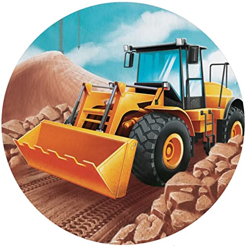 Fondant Tortenaufleger Tortenbild Geburtstag Autos Baustellenfahrzeuge Bagger Trecker K 104 von ich