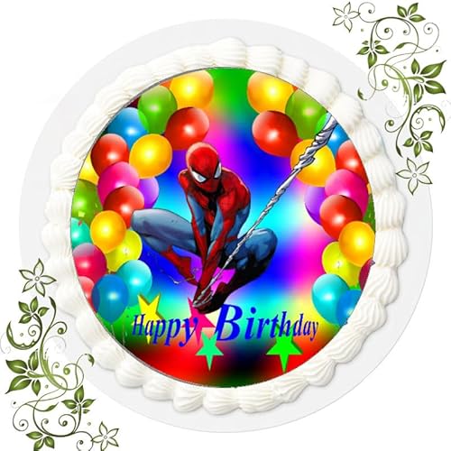 Fondant Tortenbild, Zuckerbild Essbares Foto für Torten, Tortenaufleger Ø 20cm - Spiderman Nr. 21 Fondant Tortenbild, Zuckerbild Essbares Foto für Torten, Tortenaufleger Ø 20cm - Spiderman Nr. 21 von ich