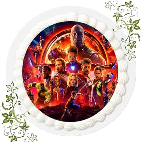 Fondant Tortenbild, Zuckerbild Essbares Foto für Torten, Tortenaufleger Ø 20cm - The Avengers Nr. 22 Fondant Tortenbild, Zuckerbild Essbares Foto für Torten, Tortenaufleger Ø 20cm - The Avengers Nr. 22 von ich