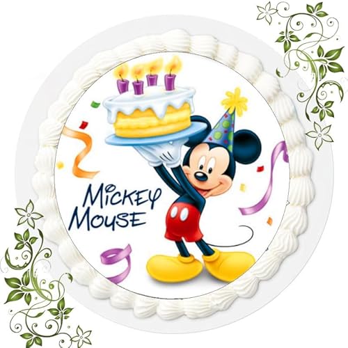 Fondant Tortenbild, Zuckerbild Essbares Foto für Torten, Tortenaufleger Ø 20cm - Micky Maus Nr. 69 Fondant Tortenbild, Zuckerbild Essbares Foto für Torten, Tortenaufleger Ø 20cm - Micky Maus Nr. 69 von ich
