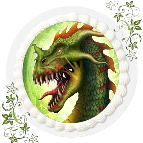 ich FONDANT Tortenbild, Zuckerbild mit Motiv, Essbares Foto für Torten, Tortenbild, Tortenaufleger Ø 20cm FONDANT Drachen Nr. 6003 ich FONDANT Tortenbild, Zuckerbild mit Motiv, Essbares Foto für Torten, Tortenbild, Tortenaufleger Ø 20cm FONDANT Drachen Nr. 6003 von ich