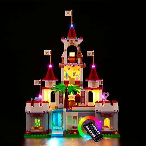 icuanuty LED Beleuchtungsset für Lego 43205 Ultimatives Abenteuerschloss, Beleuchtung Licht Kompatibel mit Lego 43205 (Lego-Modell Nicht Enthalten) (Fernbedienung) von icuanuty