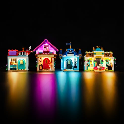 icuanuty LED-Beleuchtungsset für Lego Disney Princess: Disney Prinzessinnen Abenteuermarkt 43246, LED-Lichtset kompatibel mit Lego 43246 (Modell Nicht im Lieferumfang enthalten) von icuanuty