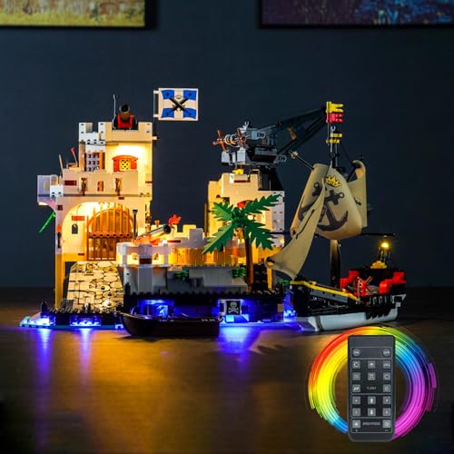 icuanuty LED-Beleuchtungsset für Lego Eldorado Fortress 10320, LED-Lichtset kompatibel mit Lego 10320 (Modell Nicht im Lieferumfang enthalten) von icuanuty