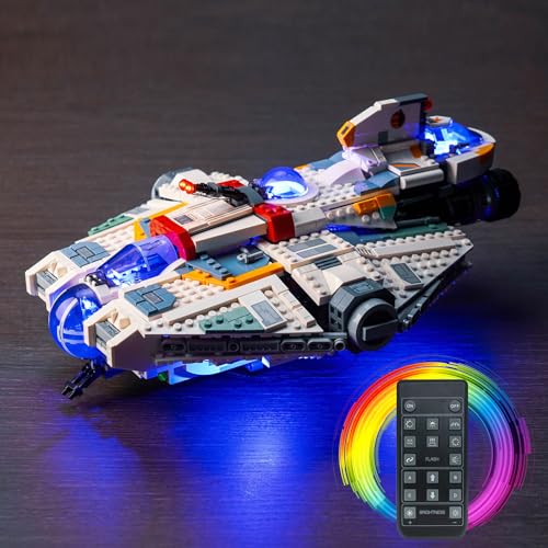 icuanuty LED-Beleuchtungsset für Lego Ghost & Phantom II Set 75357, LED-Lichtset kompatibel mit Lego 75357 (Modell Nicht im Lieferumfang enthalten) von icuanuty