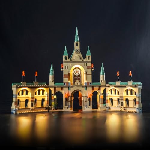 icuanuty LED-Beleuchtungsset für Lego Harry Potter Der Kampf um Hogwarts 76415, LED-Lichtset kompatibel mit Lego 76415 (Modell Nicht im Lieferumfang enthalten) von icuanuty