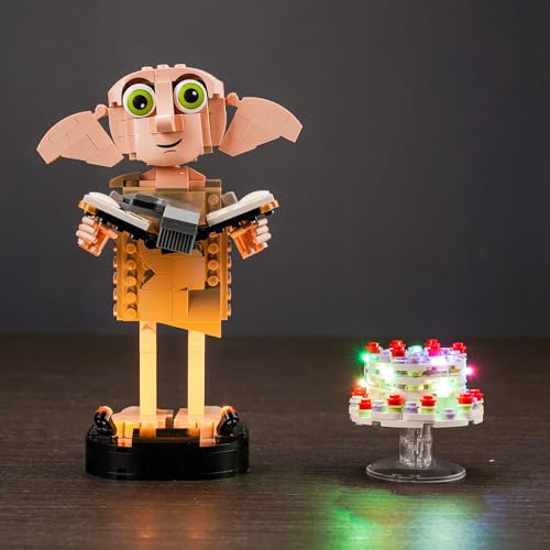 icuanuty LED-Beleuchtungsset für Lego Harry Potter Dobby der Hauself Set 76421, LED-Lichtset kompatibel mit Lego 76421 (Modell Nicht im Lieferumfang enthalten) von icuanuty