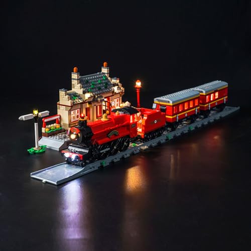 icuanuty LED-Beleuchtungsset für Lego Harry Potter Hogwarts Express 75955, LED-Lichtset kompatibel mit Lego 75955 (Modell Nicht im Lieferumfang enthalten) von icuanuty