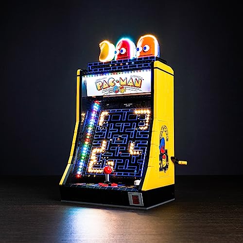 icuanuty LED-Beleuchtungsset für Lego PAC-Man Spielautomat 10323, LED-Lichtset kompatibel mit Lego 10323 (Modell Nicht im Lieferumfang enthalten) von icuanuty