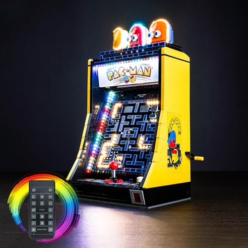 icuanuty LED-Beleuchtungsset für Lego PAC-Man Spielautomat 10323, LED-Lichtset kompatibel mit Lego 10323 (Modell Nicht im Lieferumfang enthalten) von icuanuty